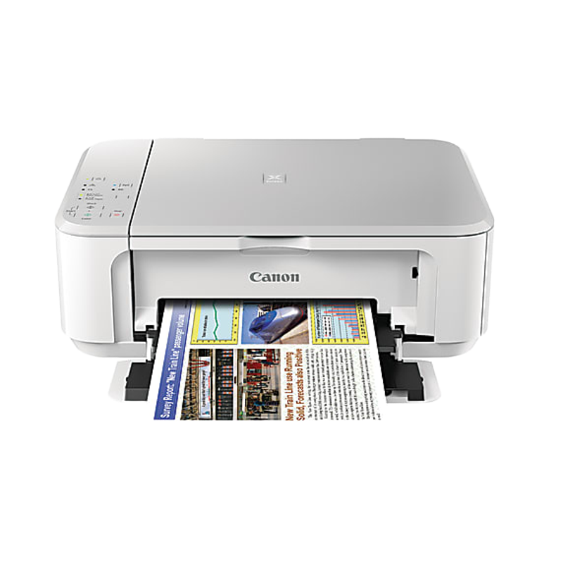Canon® PIXMA™ MG3620 Wireless Inkjet Color Printer, White